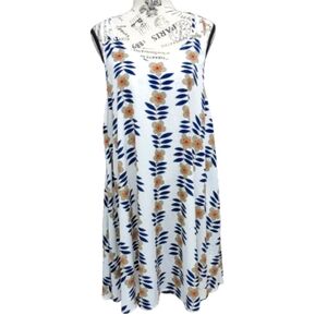 Molly Bracken women's floral sleeveless dress size M